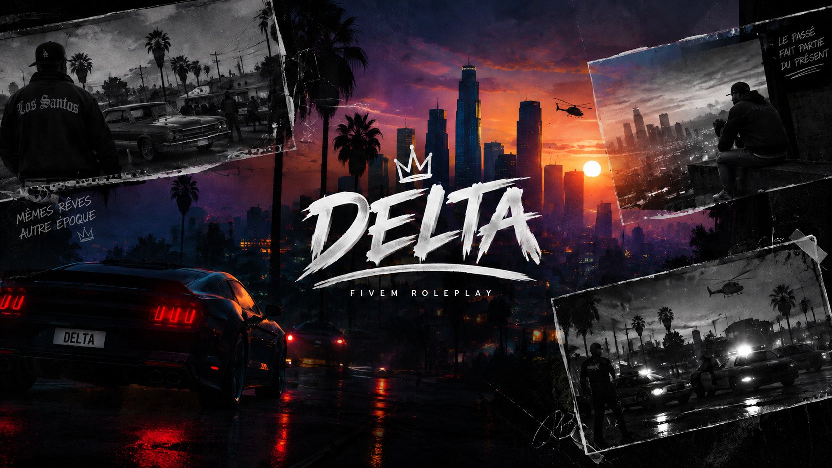 Delta FiveM Roleplay : Los Santos au coucher du soleil